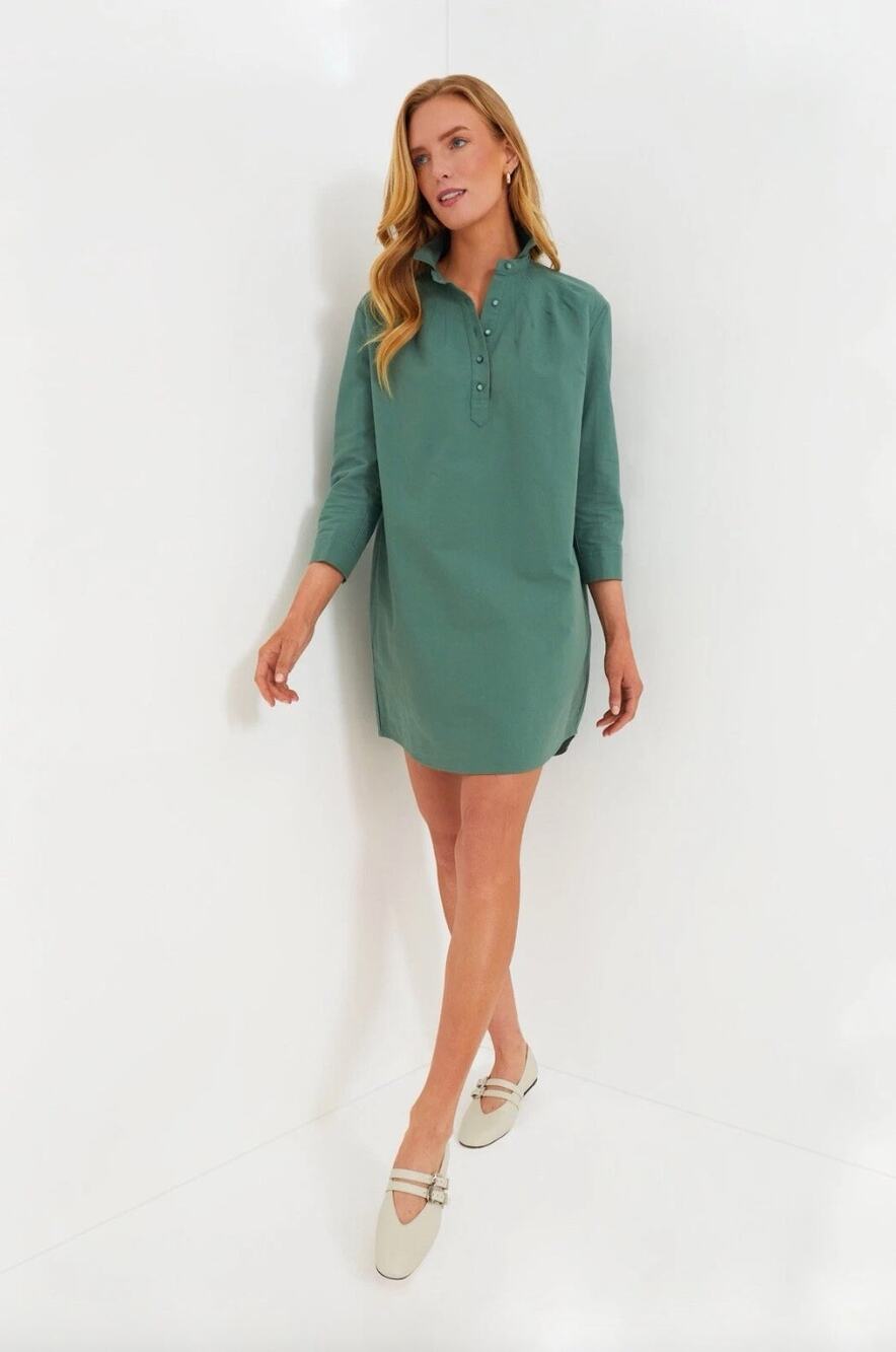 Pomander Place Tuckernuck Polly Mini Dress Size M Shirt Dress Cotton Casual